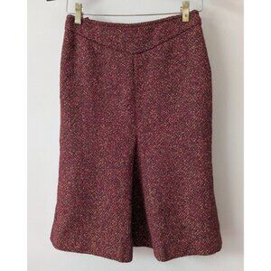 Max Mara Halt Renfrew Women's Wool Skirt Size 4 US Made in Italy